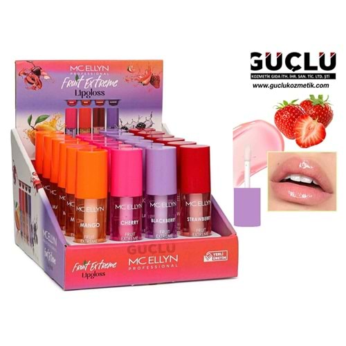 MC ELLYN LIP GLOSS FRUIT EXTREME 1453*24LÜ
