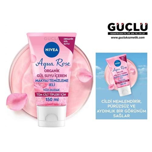 NİVEA MAKYAJ TEMİZLEME JELİ 150ML GÜLLÜ 9523*5Lİ