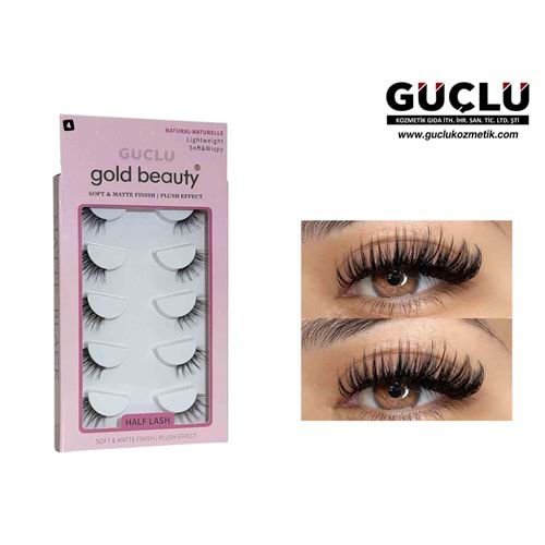 GOLD BEAUTY TAKMA KİRPİK SOFT & ULTRA FINISH 2726*12Lİ