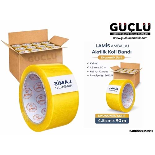 LAMİS KOLİ BANDI 4,5 CM 100 YARDA AKRİLİK*6LI