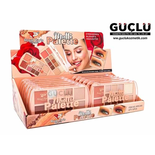 ROYAL P. GÖZ FARI 13LÜ MULTİ PALETTE RPS045*12Lİ