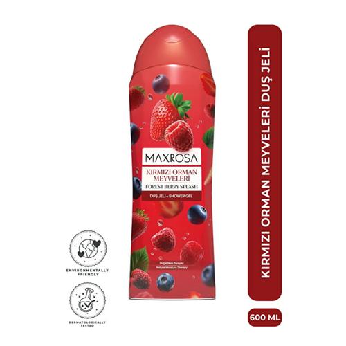 DERMOKİL MAXROSA DUŞ JELİ 600ML ORMAN MEYVELERİ*20Lİ