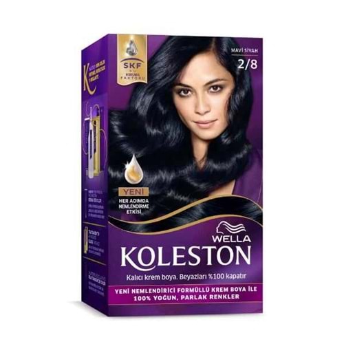 KOLESTON KİT SET SAÇ BOYASI 2.8 MAVİ SİYAH*6LI
