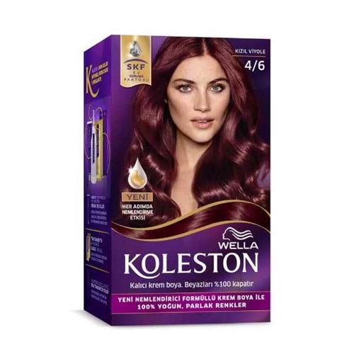 KOLESTON KİT SET SAÇ BOYASI 4.6 KIZIL VİYOLE*6LI