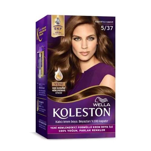 KOLESTON KİT SET SAÇ BOYASI 5.37 KIŞKIRTICI KAHVE*6LI