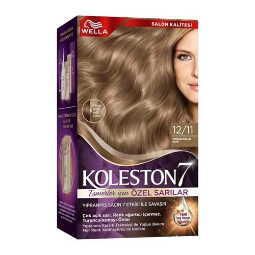 KOLESTON KİT SET SAÇ BOYASI 12.11 YOĞUN KÜLLÜ SARI*6LI