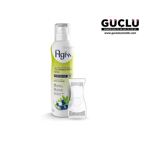 AGİSS TÜY DÖKÜCÜ KREM SPREY 175ML HASSAS CİLTLER*24LÜ