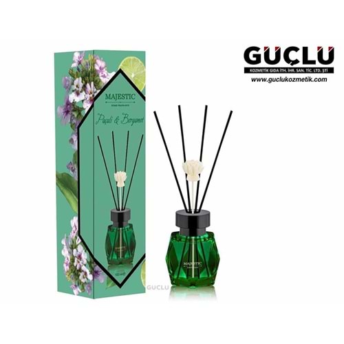 MAJESTIC BAMBU ORTAM KOKUSU 100ML 6 GEN ŞİŞE PAÇULİ & BERGAMOT*30LU