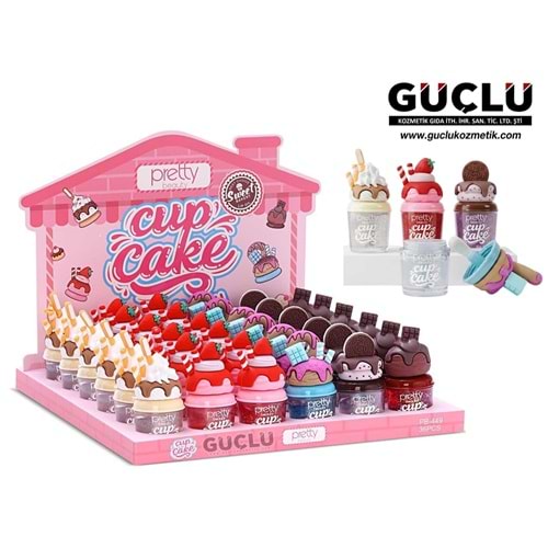 PRETTY B. LİP OİL CUP CAKE PB449*36LI
