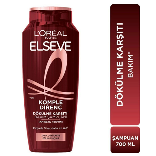LOREAL ELSEVE ŞAMPUAN 700ML KOMPLE DİRENÇ 2233*6LI