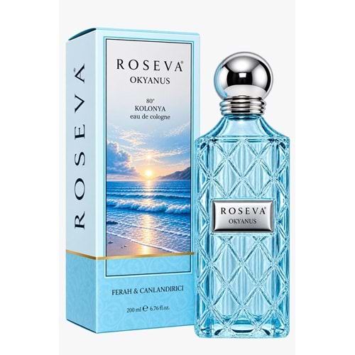 ROSEVA KOLONYA 200ML CAM OKYANUS*24LÜ