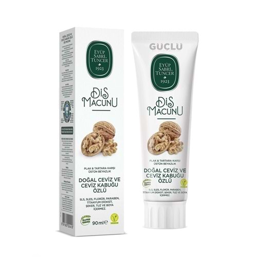 EYÜP SABRİ T. DİŞ MACUNU 90ML CEVİZ KABUĞU 5824*12Lİ
