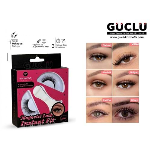 YARICCI TAKMA KİRPİK MIKNATISLI S12 YRC545 *12Lİ