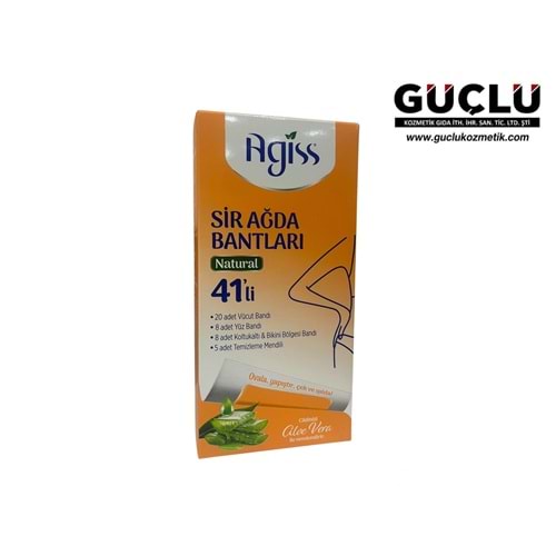 AGİSS SİR AĞDA BANDI 41'Lİ SET NATUREL*6LI