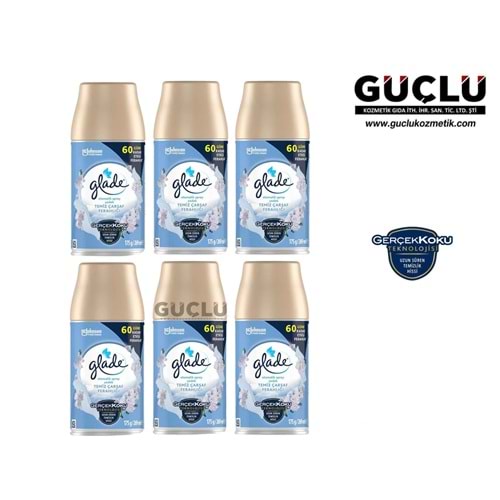 GLADE OTOMATİK SPREY YEDEK TEMİZ ÇARŞAF 6LI PROMO PAKET