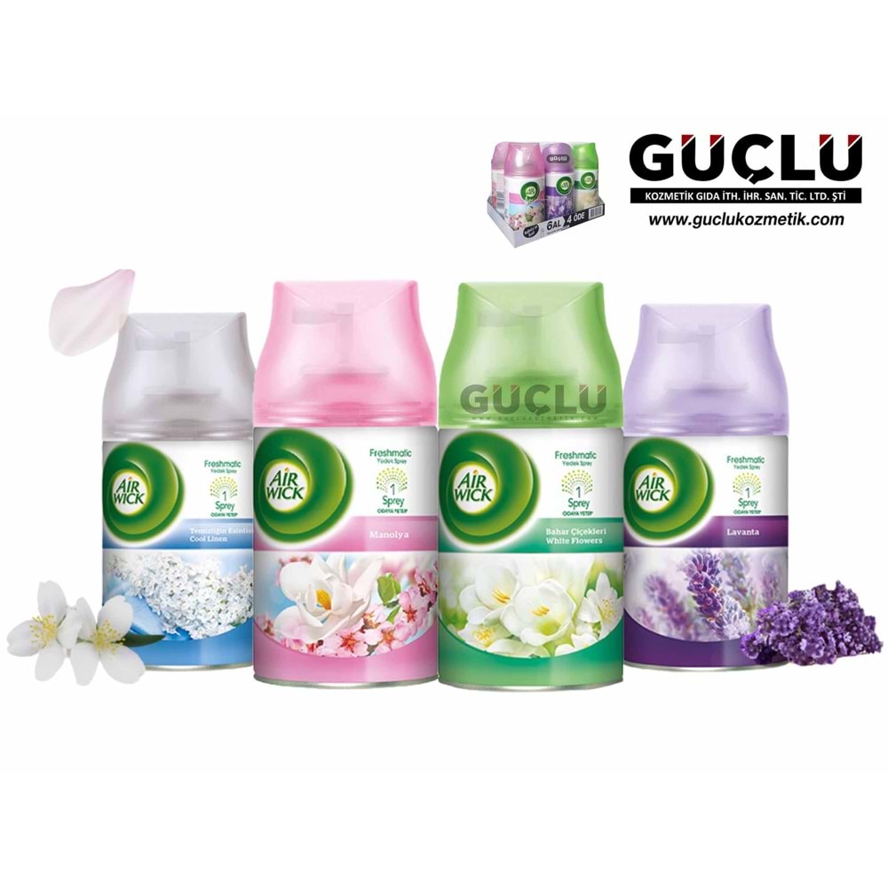 AİR WİCK YEDEK SPREY 250ML KARMA SET*12Lİ
