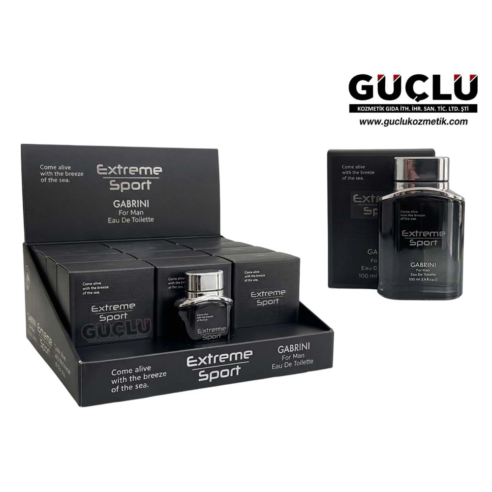 GABRİNİ EDT PARFÜM ERKEK 100ML EXTREME SPORT 6079*12Lİ