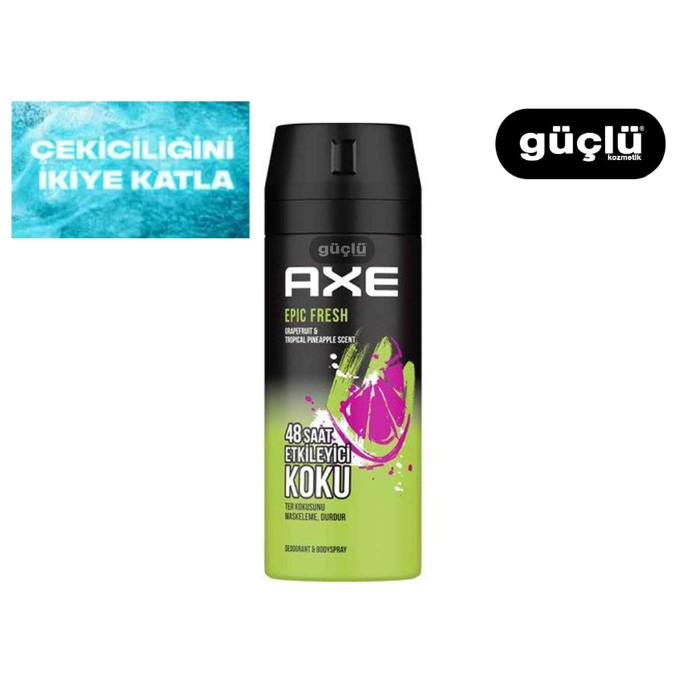 AXE DEODORANT 150ML EPIC FRESH *6LI