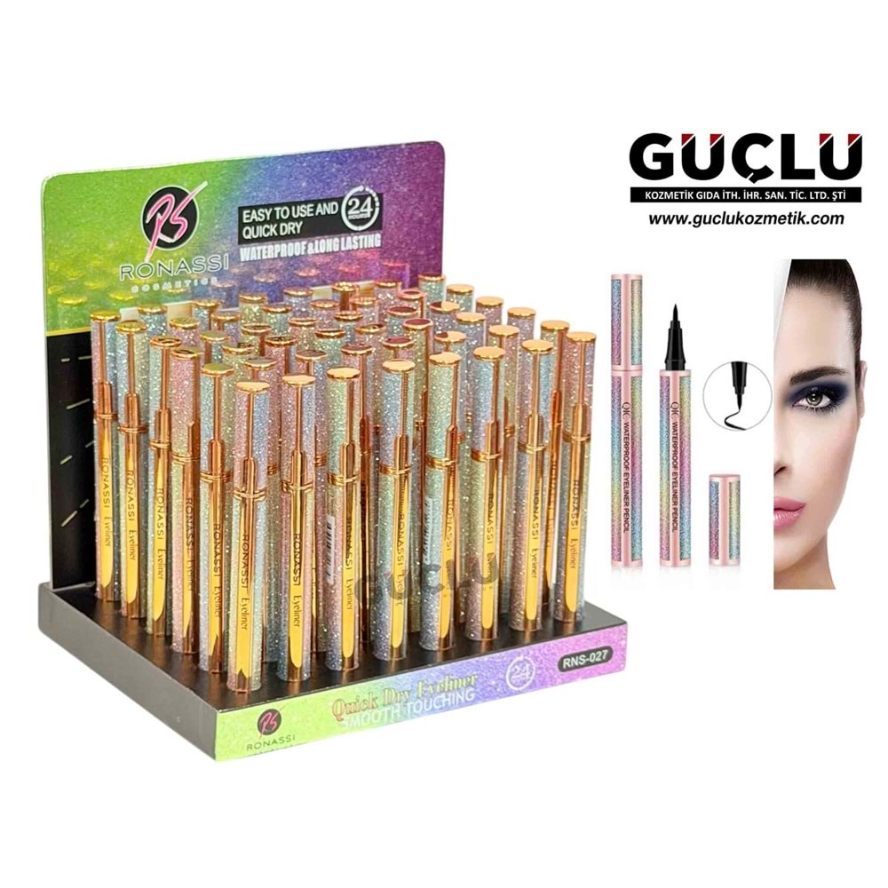 RONASSİ SMOOTH TOUCHİNG KALEM EYELİNER RNS027*48Lİ