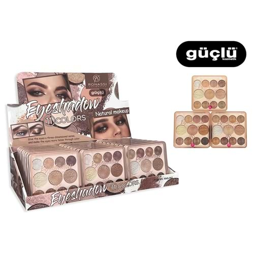 RONASSİ GÖZ FARI EYESHADOW RNS-082*24LÜ