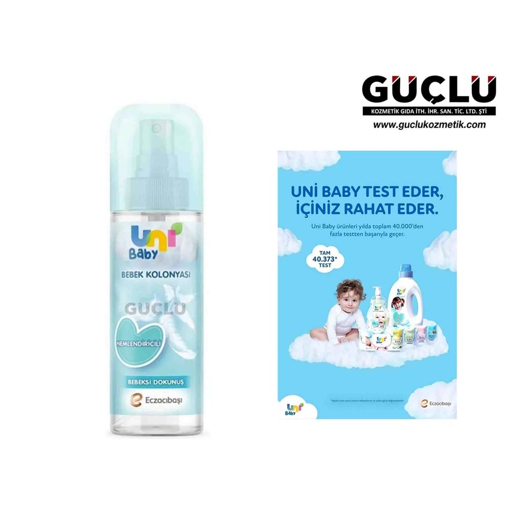 UNİ BABY BEBEK KOLONYASI 150ML BEBEKSİ DOKUNUŞ 7297*6LI