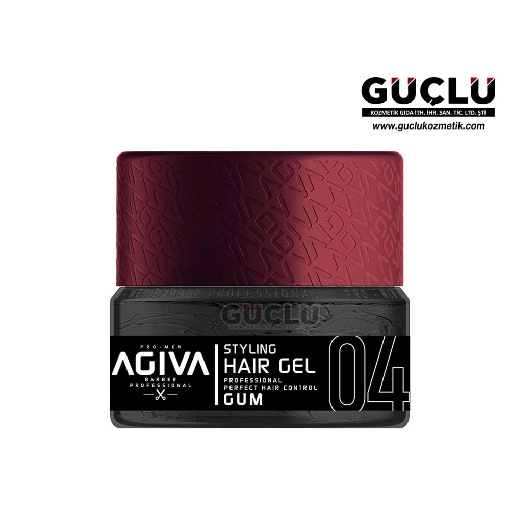 AGİVA SAÇ JÖLESİ 700ML 04 GUM KIRMIZI*24LÜ