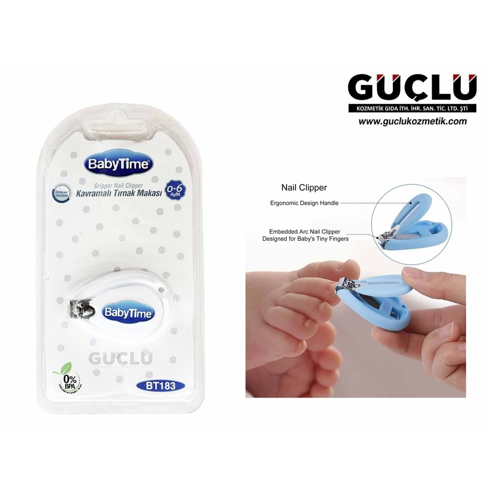 BABYTİME TIRNAK MAKASI BEBEK KAVRAMALI BT183*36LI