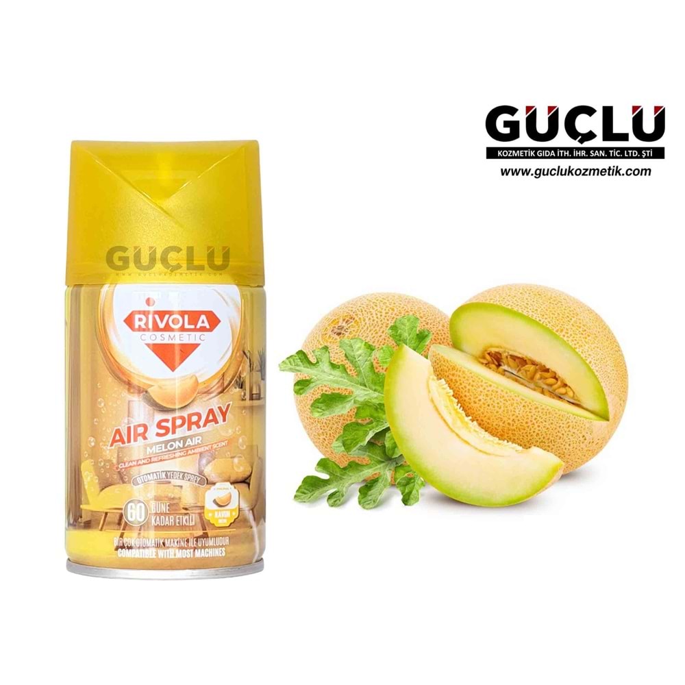 RİVOLA ODA SPREY YEDEK TÜP 250ML MELON AIR*12Lİ