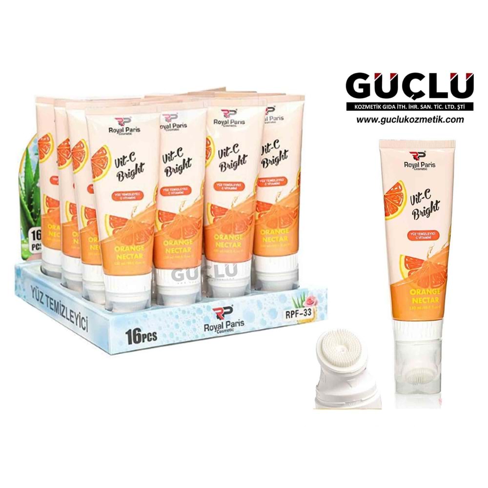 ROYAL P.YÜZ TEMİZLEME JELİ VİT-C BRİGHT RPF33*16LI