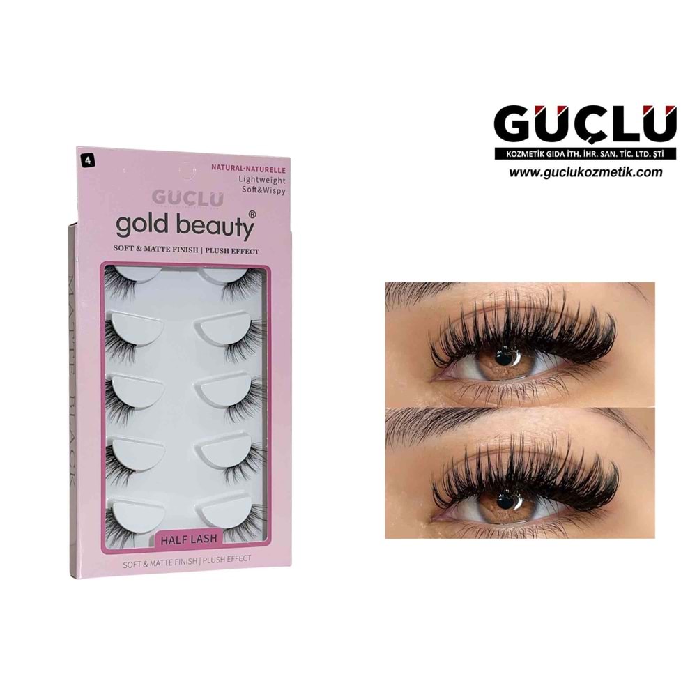 GOLD BEAUTY TAKMA KİRPİK SOFT & ULTRA FINISH 2726*12Lİ