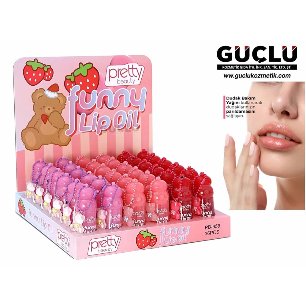 PRETTY B. LİP OİL FUNNY (AYICIKLI) PB956*36LI