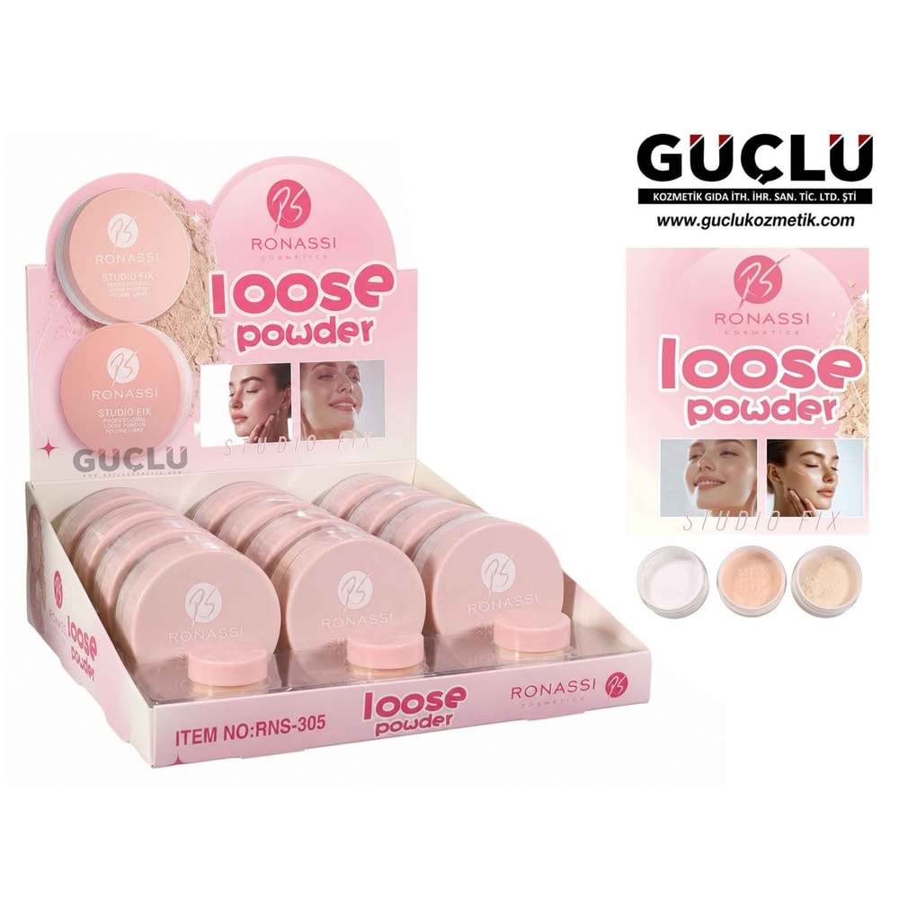 RONASSİ PUDRA LOOSE POWDER STUDIO FIX RNS305*12Lİ